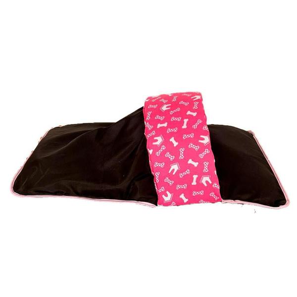 Imagem de Saco De Dormir Pet Impermeavel Téo Pink 02 Pçs Manta Avelã