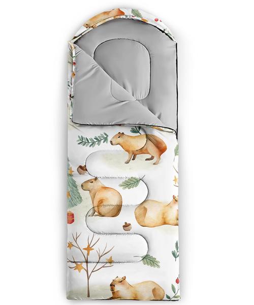 Imagem de Saco de dormir QOOMO Cartoon Capybaras Farmhouse Style Print