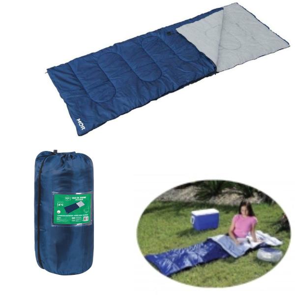 Imagem de Saco de Dormir Solteiro Camping com Extensor 220x75cm Mor