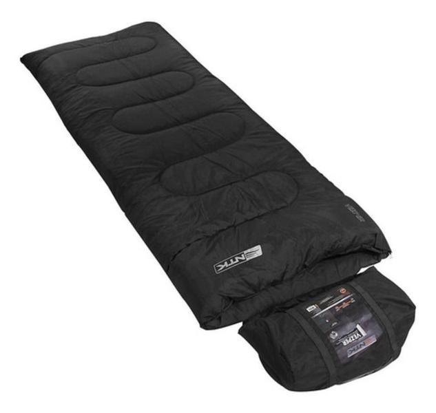 Imagem de Saco de Dormir Tático Nautika Vezper 5C-15C - Preto/Verde