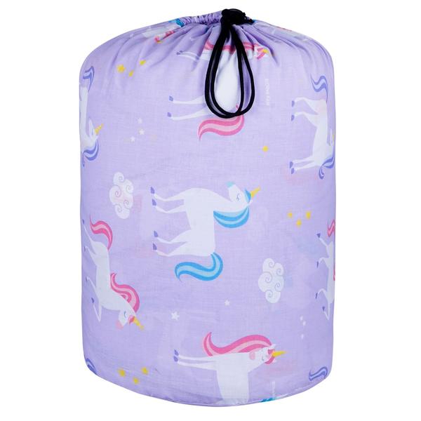 Imagem de Saco de dormir Wildkin Kids Unicorn Cotton Blend 145x76x4cm