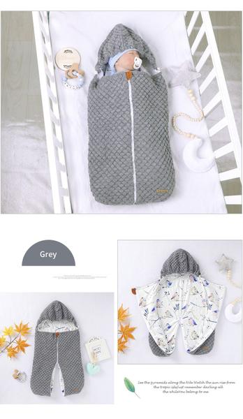 Imagem de Saco de dormir Wokex Winter Autumn Baby 0-12 meses com zíper