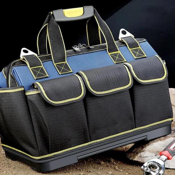 Saco de Ferramentas Grande Capacidade 23 Polegadas - Impermeável e Resistente ao Desgaste Imagem de Saco de Ferramentas Grande Capacidade 23 Polegadas - Impermeável e Resistente ao Desgaste