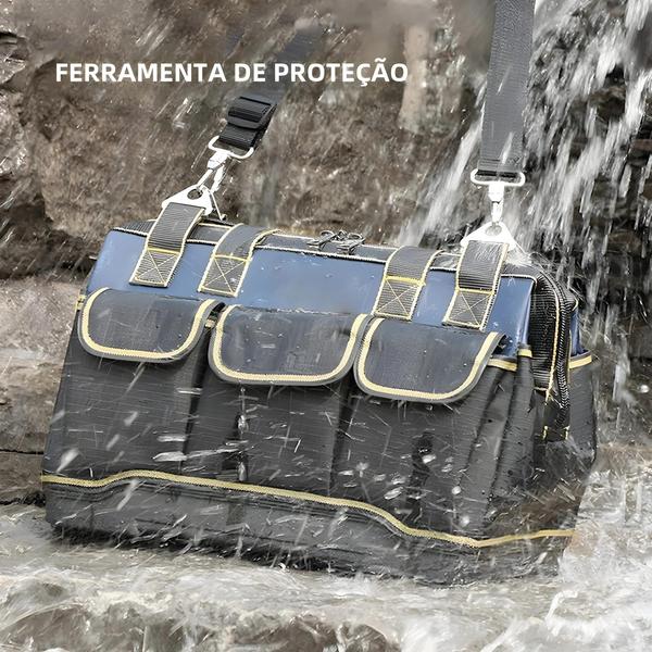 Saco de Ferramentas Grande Capacidade 23 Polegadas - Impermeável e Resistente ao Desgaste Imagem de Saco de Ferramentas Grande Capacidade 23 Polegadas - Impermeável e Resistente ao Desgaste