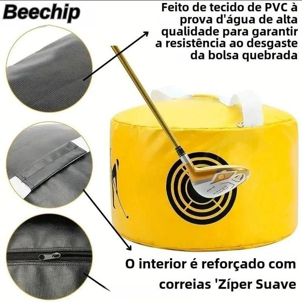 Imagem de Saco de Golfe Portátil Multiuso para Treinamento - Kit de Rebatidas para Iniciantes