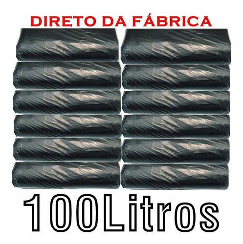 Imagem de Saco De Lixo 100 Litros 100 Unidade Resistente P/entrega