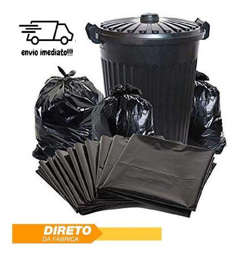 Imagem de Saco De Lixo 300l  C/25 Un Preto Híper Reforçado 0,14 Fort