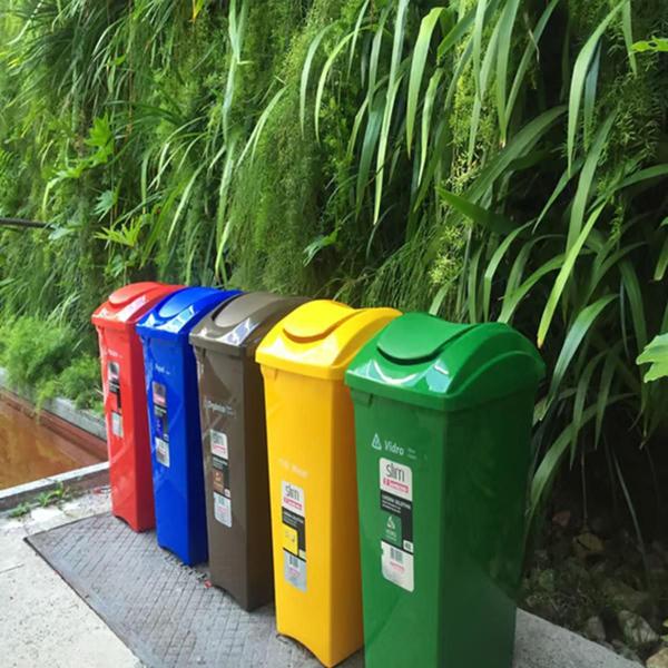 Imagem de Saco De Lixo Amarelo 100L 100 Unidades Para Coleta Seletiva