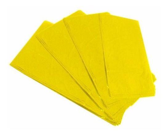 Imagem de Saco De Lixo Amarelo 60l Pacote Com 100 Kit 10