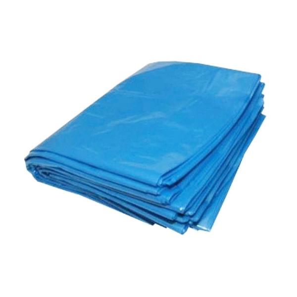 Imagem de Saco De Lixo Azul 60l Pacote Com 100 Kit 10