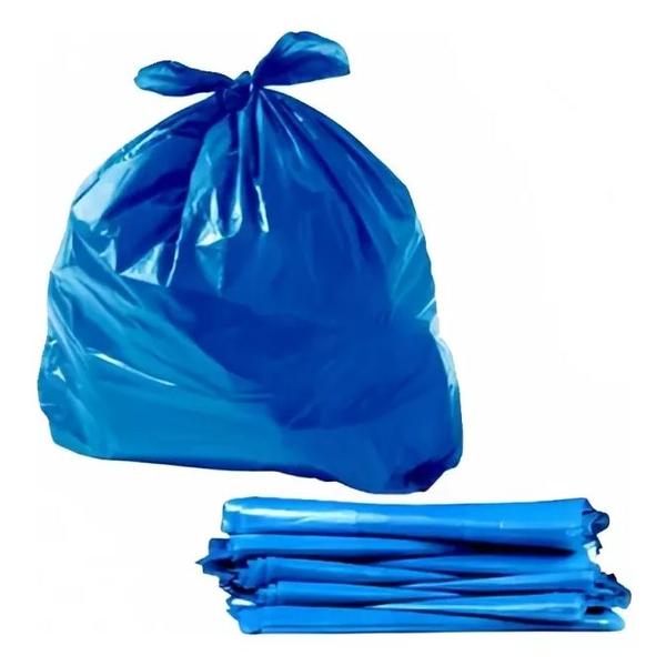 Imagem de SACO DE LIXO ESPECIAL 200L 85X95CM BAY PLASTIC - Azul C/ 100un