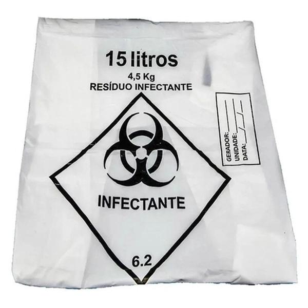 Imagem de Saco De Lixo Hospitalar Infectante 15L C/100 Embalac