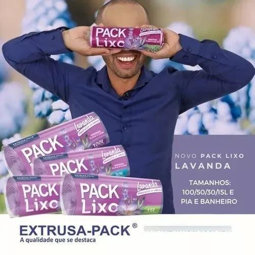 Imagem de Saco de Lixo Perfumado Neutraliza Odor Lavanda 30 L 30 Sacos