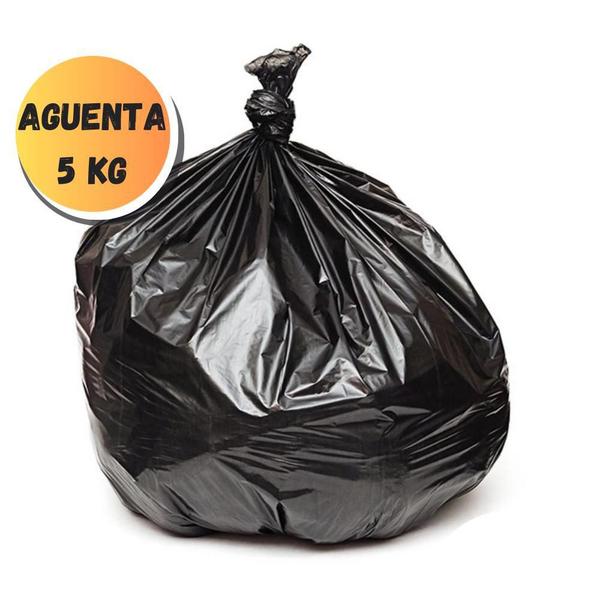 Imagem de Saco de Lixo Preto 40 Litros - Pacote com 100 unidades