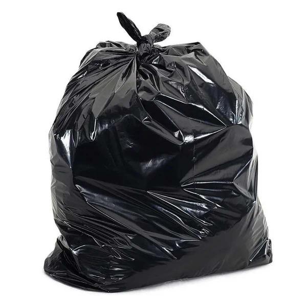 Imagem de Saco de lixo reciclável preto 60 litros 70x53 5 micra 25 un