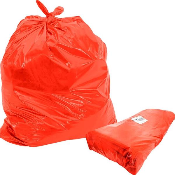 Imagem de Saco de Lixo Reforçado 100 Litros 3 Kg Vermelho Artlimp