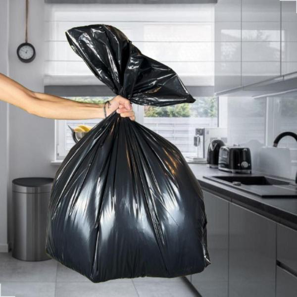 Imagem de Saco de Lixo Reforçado 40L Pacote com 100 Unidades Alta Resistência