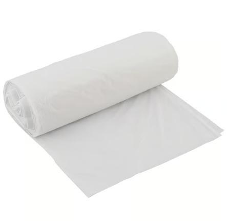 Imagem de Saco de Lixo Roll Banheiro Pia Cozinha Destacável Branco 7,5 litros 34x40cm  50 Unidades