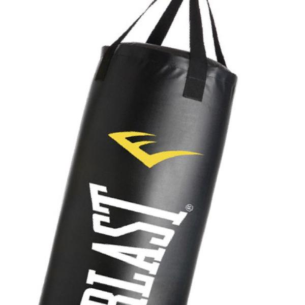 Imagem de Saco De Pancada Everlast 18 Kg Tamanho 75x46 cm Vazio 40 libras chute boxe muay thai MMA