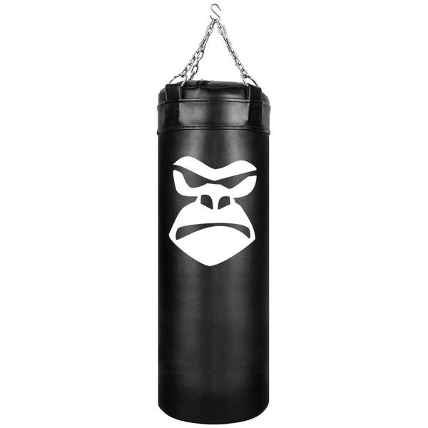 Imagem de Saco De Pancada Profissional Boxe 90 Cm Luva Bate Saco PRO Adulto + Luva Infantil + Suporte Gorilla