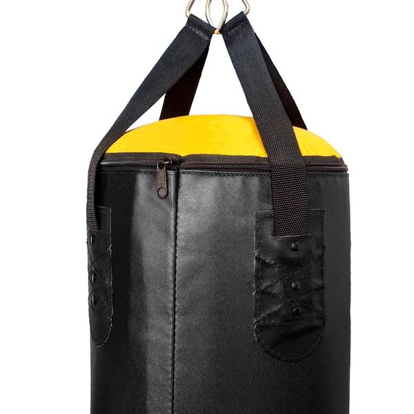 SACO DE PANCADA PROFISSIONAL + LUVA + SUPORTE (90cm) - TRÓIA SPORT Imagem de SACO DE PANCADA PROFISSIONAL + LUVA + SUPORTE (90cm)
