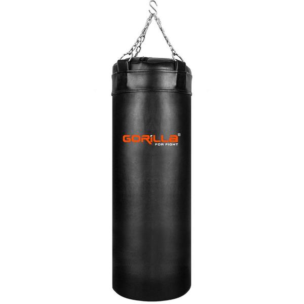 Imagem de Saco De Pancada Profissional Treino Boxe 70 Cm + Luva Bate Saco Pro Muay Thai + Suporte Gorilla