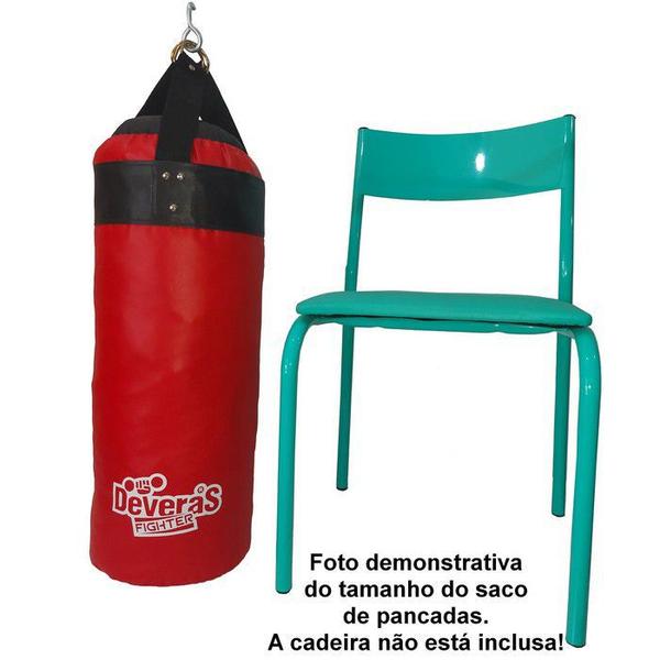 Saco de Pancadas 70 cm - Saco de Boxe Cheio + Luva Bate Saco + Bandagem para Muay Thai Boxe - Deveras Imagem de Saco de Pancadas 70 cm - Saco de Boxe Cheio + Luva Bate Saco + Bandagem para Muay Thai Boxe