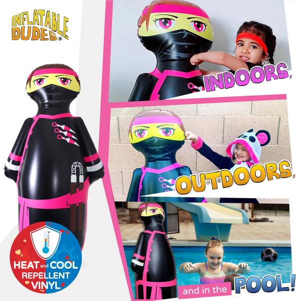 Imagem de Saco de pancadas inflável Inflable Dudes Ninja Girl Kuno 120cm