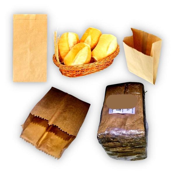 Saco de Papel Kraft Pão Mix Liso Pão de Queijo Salgado - 1/4kg - pct 500 Unidades - Monarca Imagem de Saco de Papel Kraft Pão Mix Liso Pão de Queijo Salgado - 1/4kg - pct 500 Unidades