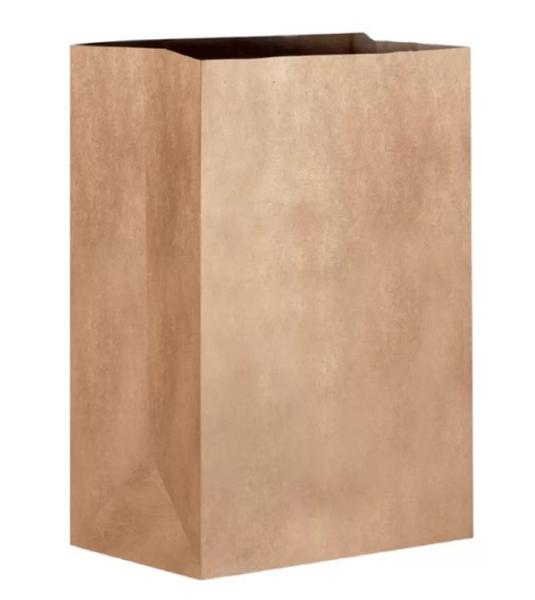 Imagem de Saco De Papel Liso Kraft Delivery M 34x24x14,5 Cm