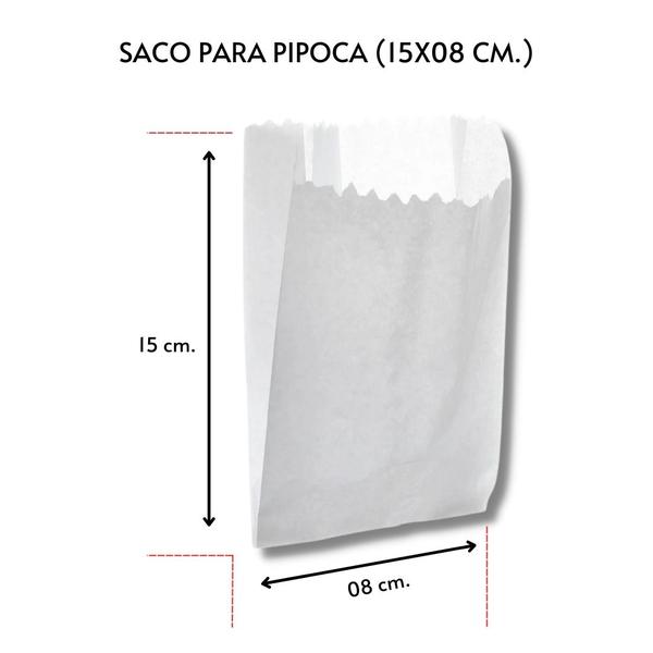 Imagem de Saco De Papel Mono Para Pipoca N 1, 2, 3 e 4 com 5000 Unidades