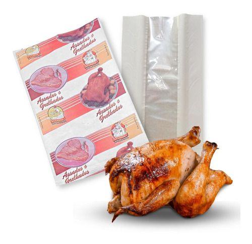 Saco De Papel Térmico Para Frango C/ Visor 100 Unidades - TAMAROZZI Imagem de Saco De Papel Térmico Para Frango C/ Visor 100 Unidades