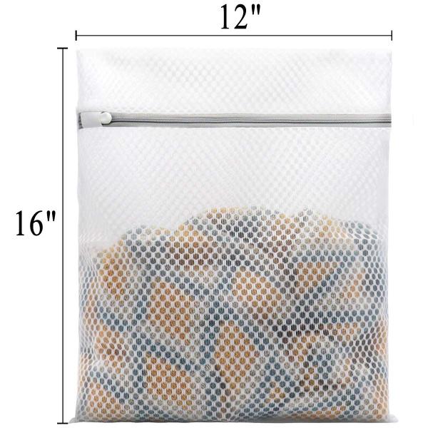 Imagem de Saco de roupa suja Muchfun Honeycomb Mesh 30x40cm (3 médios)