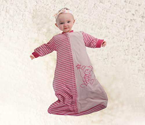 Imagem de Saco de sono do bebê, cobertor vestível do bebê Algodão Mangas compridas Saco de dormir da criança, sacos de dormir das crianças saco de dormir da menina 18-24 meses saco de dormir 12-18 meses Saco de dormir do bebê 6-12 meses Saco de dormir do 