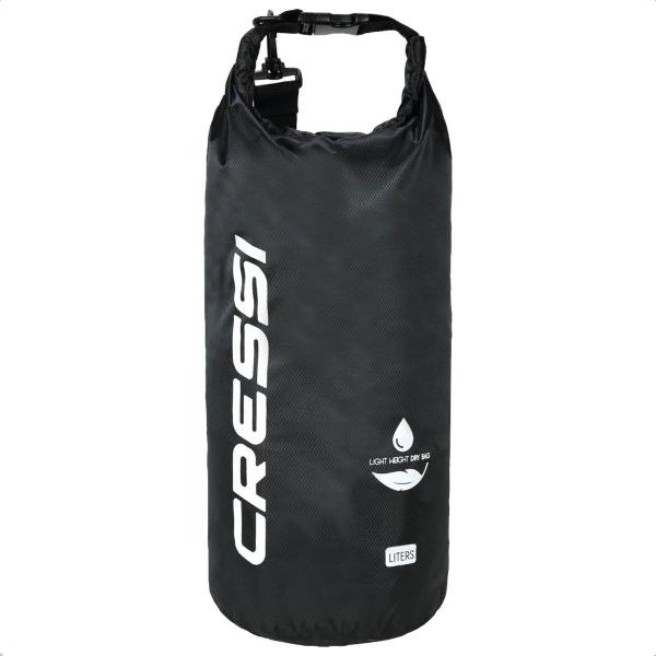 Imagem de Saco Estanque Bolsa Impermeável Cressi Dry Bag Tek Preto 15L