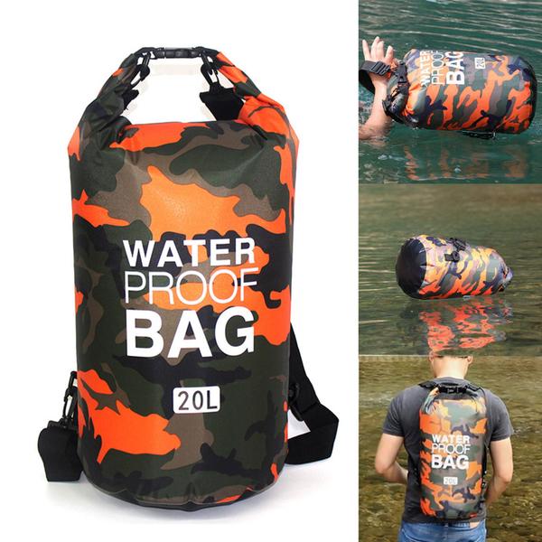 Imagem de Saco Impermeável Prova D'agua Water Bag Bolsa 20L Estampada Praia Piscina