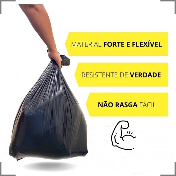 Imagem de Saco lixo preto 060lt bl (inter) 70x80x0,06  c/50