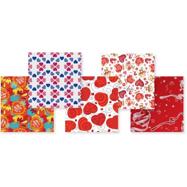 Saco Metalizado 30X45CM Romântico Sortido Pacote com 50 - Gala Embalagens Imagem de Saco Metalizado 30X45CM Romântico Sortido Pacote com 50