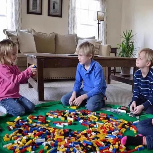Saco Organizador Brinquedos Lego Carrinhos Bonecas Bolinhas Imagem de Saco Organizador Brinquedos Lego Carrinhos Bonecas Bolinhas