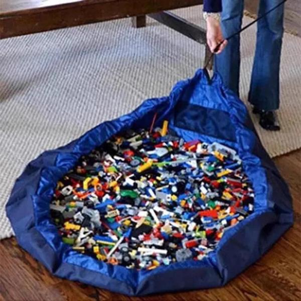 Imagem de Saco Organizador Brinquedos Lego Carrinhos Bonecas Bolinhas