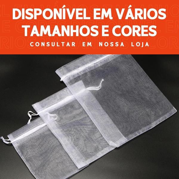 Imagem de Saco Organza - Saquinho Para Lembrancinha 13x18 Diversas Cores - 10/20/30/50/100 Unidades - Nybc