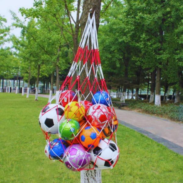 Imagem de Saco P/ Guardar Bolas Futebol Futsal Vôlei Basquete Handebol Rede p/ guardar Bolas Bolsa p/ Bola Rede Expositora para bolas em loja