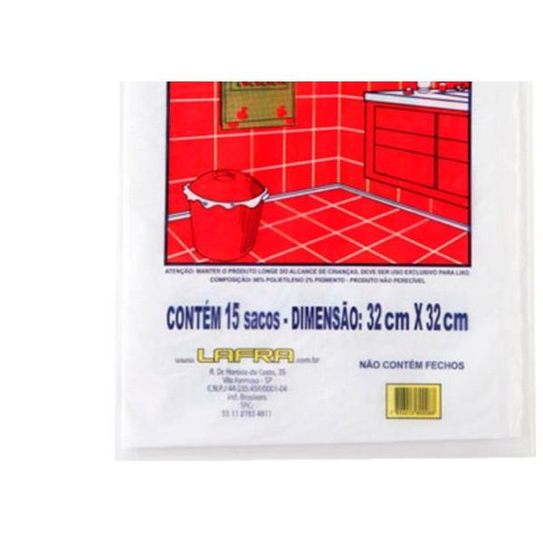 Saco P/Lixo Bom Banheiro C/15-0611 - LAFRA Imagem de Saco P/Lixo Bom Banheiro C/15-0611