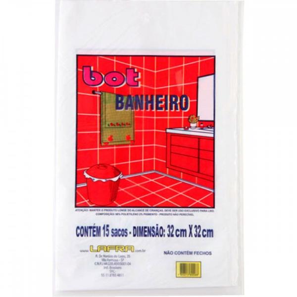 Saco P/Lixo Bom Banheiro C/15-0611 - LAFRA Imagem de Saco P/Lixo Bom Banheiro C/15-0611