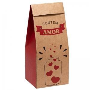 Imagem de Saco Papel Especial C/ Visor Contem Amor