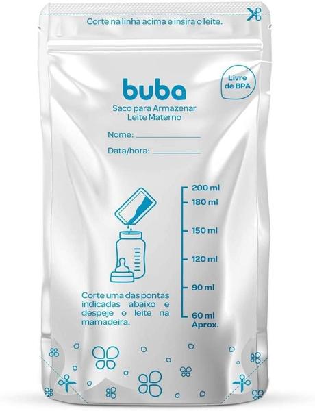 Saco Para Armenar Leite Materno, Buba, 50 Un Imagem de Saco Para Armenar Leite Materno, Buba, 50 Un