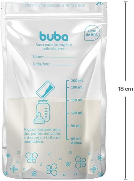 Saco Para Armenar Leite Materno, Buba, 50 Un Imagem de Saco Para Armenar Leite Materno, Buba, 50 Un