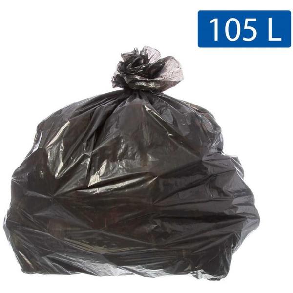 Imagem de Saco para Lixo 105L Preto 75X105CM