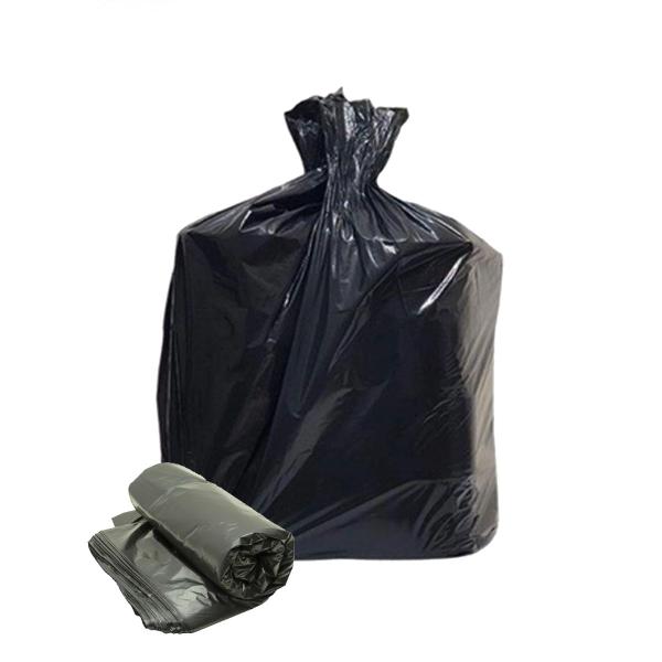 Saco para Lixo Preto Reforçado 8 ms 240 Litros Com 50 un - Florilix Imagem de Saco para Lixo Preto Reforçado 8 ms 240 Litros Com 50 un