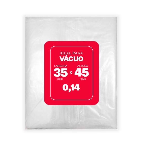 Imagem de  Saco Plastico P/Vacuo 35x45 0,14 C/250